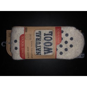Wollsocken mit rutschsicherem Silikon aus 80 % reiner Wolle