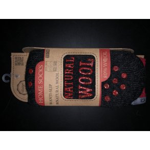 Rutschfeste Socken in starker Qualitt aus 80% Wolle