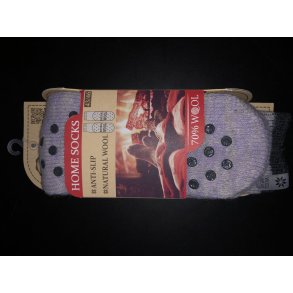 Schne Wollsocken aus 70% Wolle mit rutschfestem Silikon