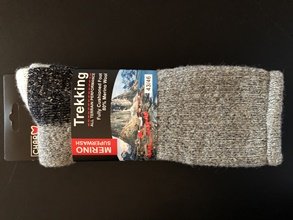 Warme Wollsocken in Trekking-Ausfhrung aus 85% Merinowolle