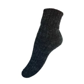 Alpaka-Socken in schnem Rippstrick