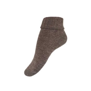 Elegante braune Alpaka-Socken von 