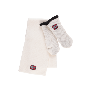 Rhvid vante- og halstrkldest