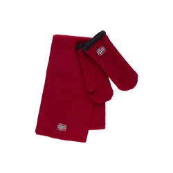 Vante- og halstrkldest i bordeaux