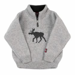 Sd og flot brne striktrje i 100% ren ny uld.