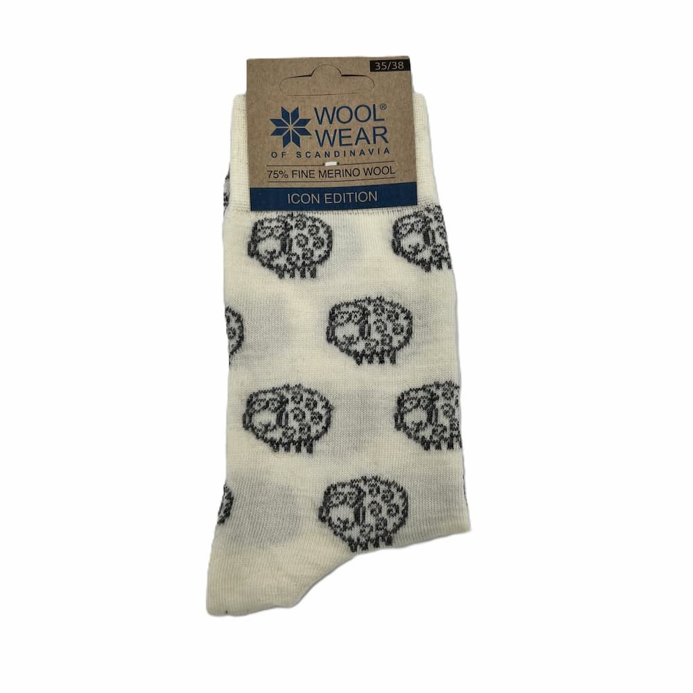 Dnne, komfortable Socken aus Merinowolle