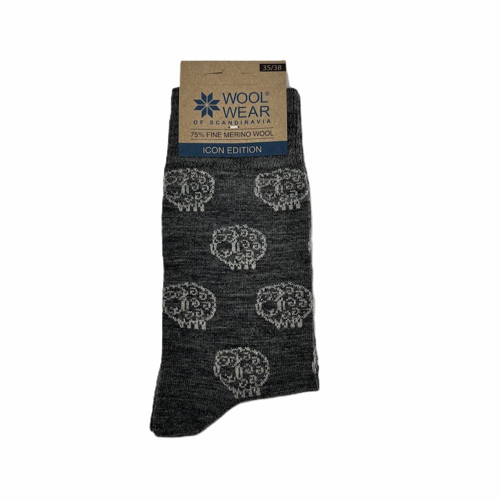 Dnne Socken aus Merinowolle