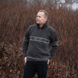 Smart norsk uldstrik i 100% ren ny uld