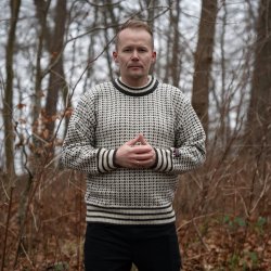 Lkker strik med original frsk mnster til mnd