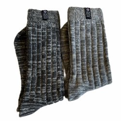 Schne Geschenkbox mit 2 Paar leckeren, warmen Wollsocken