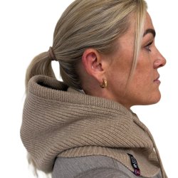 Balaclava 100% superfine merinould, beige