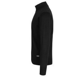 Lkker cardigan med lynls og hj krave til mnd i sort