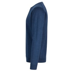 Pullover til mnd i merinould - Enkle og elegante. Bl melange