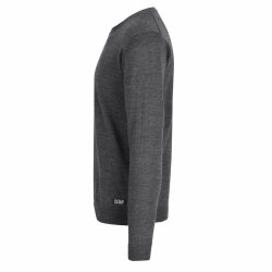 Pullover til mnd i merinould - Enkle og elegante. Mrk gr melange