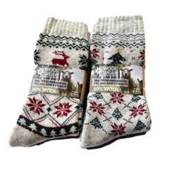 2 pak assorterede julesokker