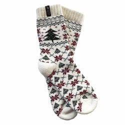 uldsokker med juletr�s motiv