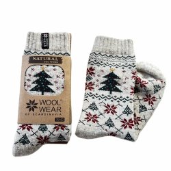 Julesokker med juletr� motiv