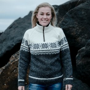 Flot strik trje af 100% ren uld fra NORWOOL 