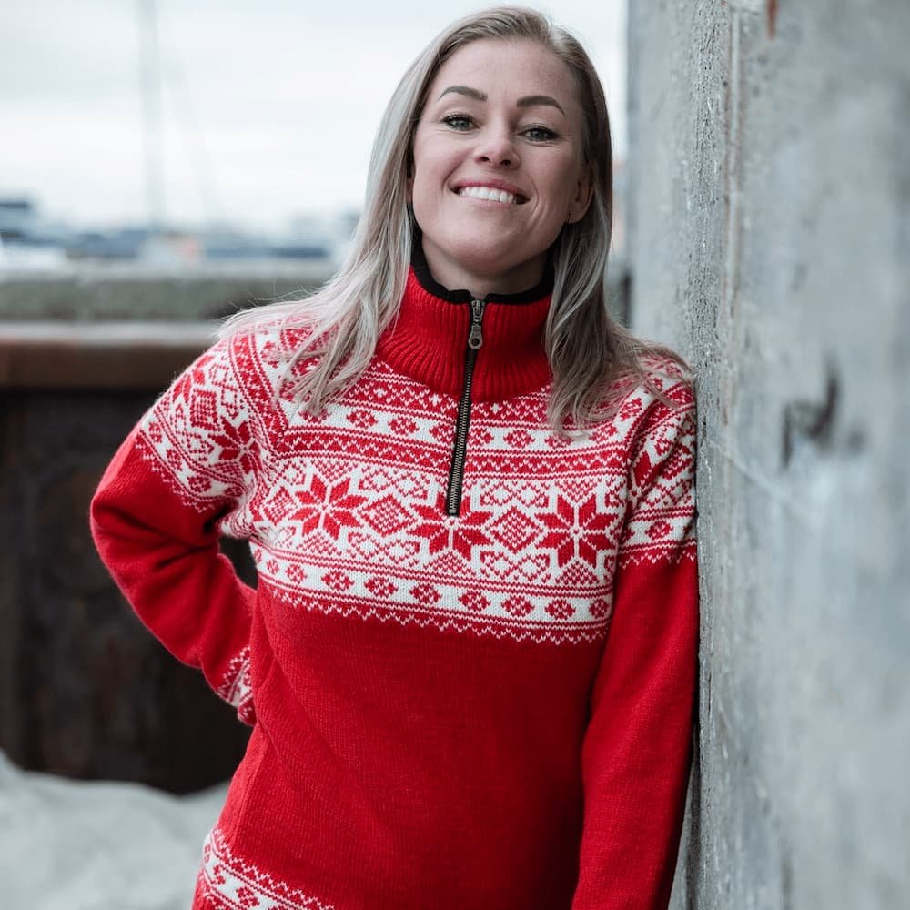 Utrolig flot uldsweater af 100% ren uld fra NORWOOL