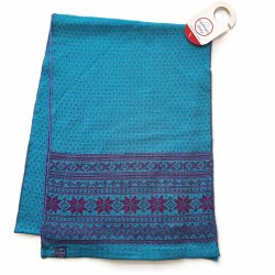 Halstrklde turkis/lilla