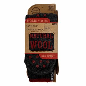 Skridsikre uldsokker