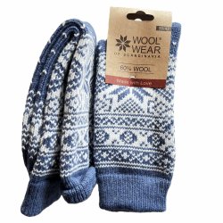 Smarte strikstrmper af 60% ren uld fra WOOLWEAR