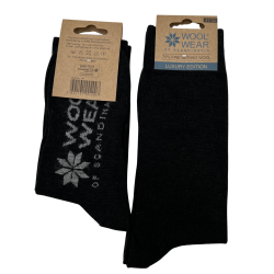 Luxury edition - super tilbud - 4 pak tynde uldstrmper til kr. 299,-