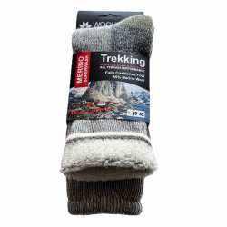 Topklasse uldsokker i 85% merinould i trekking model