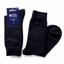 Uldstrmpe i flot design af 70% merinould