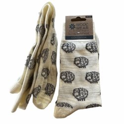 Tynde lkre merinould sokker 