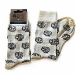 Tynde lkre merinould sokker 