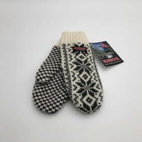 Klassiske norske uldvanter af 100% ren uld m/windstop