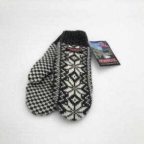 Norske uldne luffer af 100% ren uld med windstop