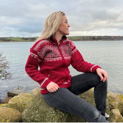 Flot windstopper jakke i 100% kamgarns uld 