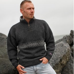 Windstopper sweater i 100% ren uld fra NORWOOL