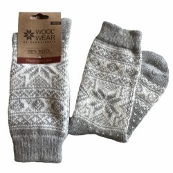 Kuschelige Wollsocken aus 60 % Wolle mit Kristal-Muster
