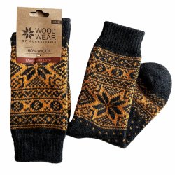 Lammwollsocken in schönen modernen Farben
