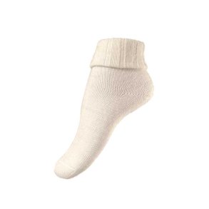 Smart off-white alpaka ankelsokker