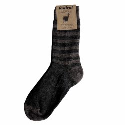 Sokker fra festival i luksus kvalitet med alpaka uld koks/brun