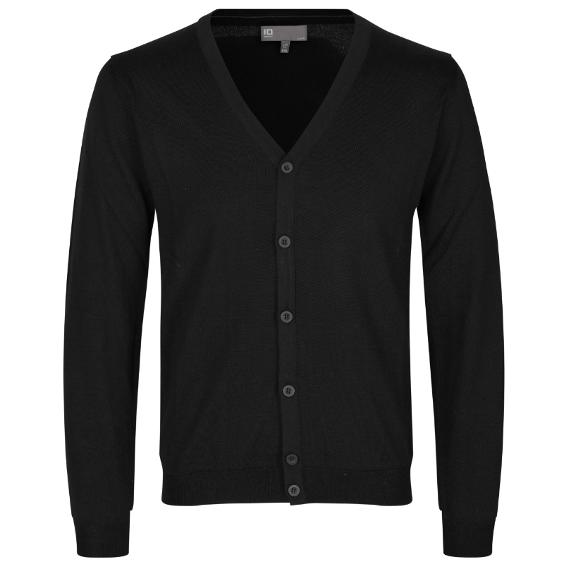 Cardigan | merino sort til mnd. 