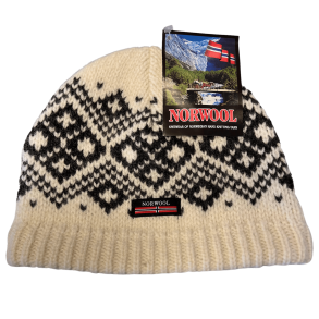 Uldhue i 100% ren uld med islandsk mnster 